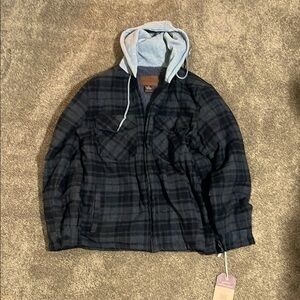 Charcoal plaid jacket